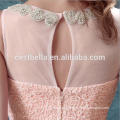 Veja Através do vestido de noiva Sweetheart Pink Mermaid e vestido de festa feminino